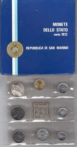 1972 Republic of San Marino, Divisional Coins FDC with 500 lire silver - Picture 1 of 1