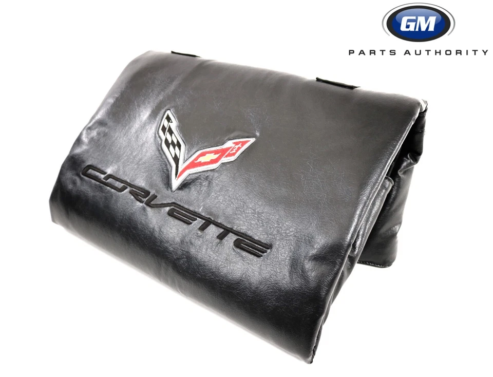 Bolsa de almacenamiento de panel de techo extraíble Corvette C7 2014-2019 23148691 negra con logotipo original Foto 1 de 4