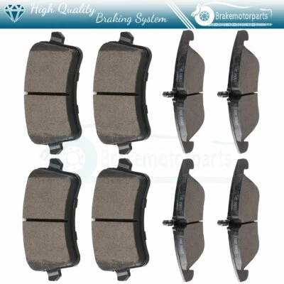 4 pastillas cerámicas de freno delanteras y 4 traseras para Audi A4 Q5 S4 A5 Quattro 2009-2016 Foto 1 de 4