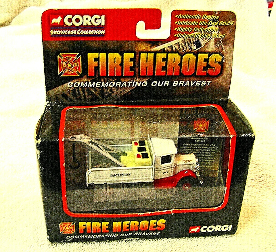 Corgi Fire Heros 1934 Mack 5 Ton Breakdown Truck Baltimore MD CS90016 2002 MIB