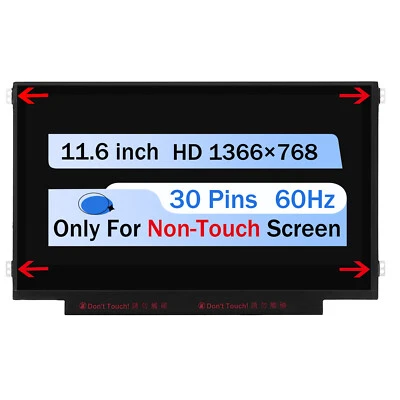 11.6" HD LED LCD Screen for HP Stream 11-AH010NR 11-AH011WM 11-AH020NR Non-Touch - Изображение 1 из 4