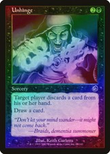 Unhinge x2 FOIL Torment MtG NM