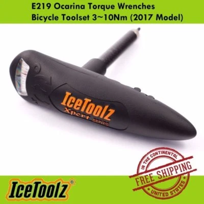 Llaves dinamométricas IceToolz E219 Ocarina con ventana 3 ~ 10 Nm para herramientas de bicicleta  Foto 1 de 4