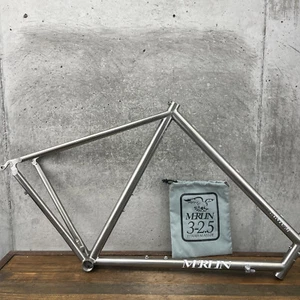 Vintage Merlin Titanium Frame 60 57 cm Ti USA 700c Road Race Kellogg Bike 130 mm - Picture 1 of 24