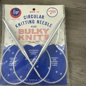 Vintage Boye Size 13 Circular Knitting Needle for Bulky Knits - Picture 1 of 3