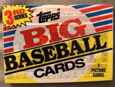 1988 Topps Big Baseball Pack 3rd Series Carlton Fisk White Sox HOF Showing Top