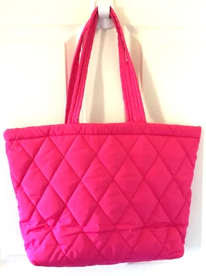 Vera Bradley ~ "Peacock Pink" ~East West Vera Tote Bag ~ NWT - Image 1 of 4