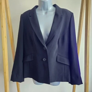 Giacca blazer Hobbs nera 2 bottoni elegante da lavoro ufficio - taglia UK16 donna - Foto 1 di 15