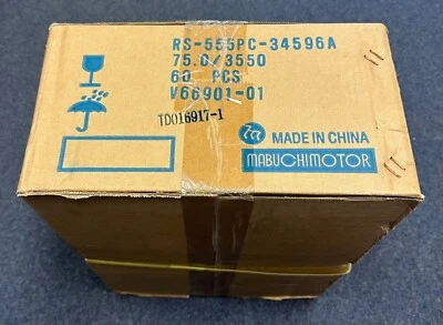 Mabuchi RS-555PC-3550 High Torque 12 VDC Motor 4800rpm -Unopened Box of 60 - Image 1 of 4