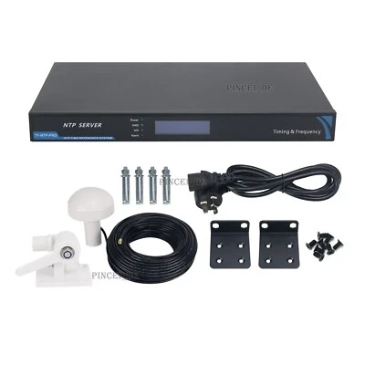 TF-NTP-PRO 6-Port Network Time Server NTP Server + 30M/98.4FT Antenna - Image 1 of 4