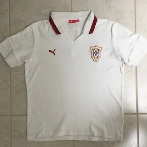 RARE Puma Portugal Polo Shirt Retro Soccer Football Tennis Golf Top Jersey M - Picture 1 of 15