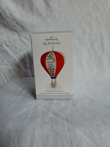  Hallmark Keepsake GOOD FOR YOU Congratulations Hot Air Balloon Ornament 2016 - Picture 1 of 6