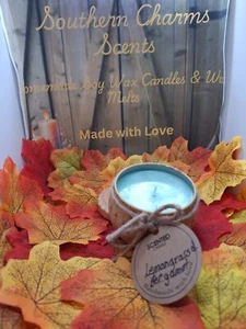 Lemongrass & Bergamot Scented Candle - Picture 1 of 1