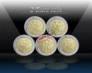 GERMANY 5 x 2 EURO 2024 ADFGJ ( Paulskirche) 2 Euro Commemorative Coin * UNC - Picture 1 of 3