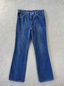 Vintage Levis Movin On Jeans Mens 34x34 (Actual 32x32) Straight Leg Western - Picture 1 of 17
