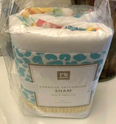 Pottery Barn holiday school girl flower animal dot party gift Pillow Sham quilt - Image 1 of 4