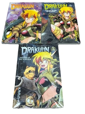 Drakuun Vol. 1 - 3 Rise Of The Dragon Princess TPB Johji Manabe 1998 Juego Raro Foto 1 de 4