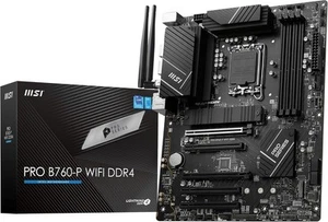 Carte mère MSI PRO B760-P WIFI DDR4, ATX - Prend en charge Intel 12ème et 13ème génération Core - Photo 1/7