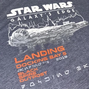 Camisa Star Wars Galaxy's Edge para hombre 2XL azul Disneyland Black Spire Outpost 2019 - Imagen 1 de 15