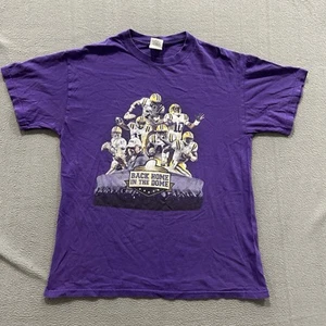 Vintage LSU Tigers Shirt Mens Medium Patrick Peterson Jarrett Lee 2008 Football - Picture 1 of 8