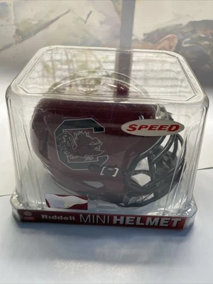 SOUTH CAROLINA GAMECOCKS Football Mini Helmet Speed Riddell USC SEC Alternate - Image 1 of 3