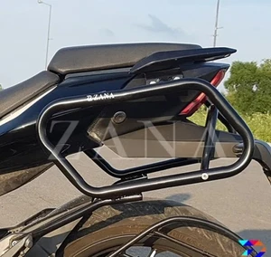 SADDLE STAY LH & RH BLACK FIT FOR BAJAJ DOMINAR 400 - Picture 1 of 2