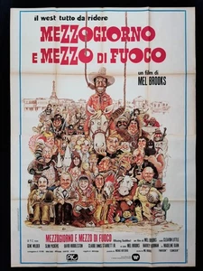 MITTAGSEINHALB FEUER Plakat Poster Mel Brooks Gene Wilder Western 7 - Bild 1 von 1