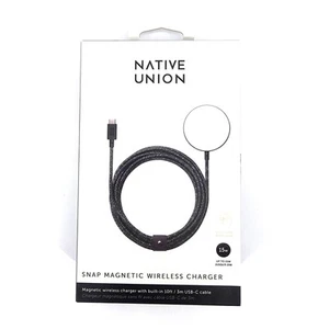 Chargeur sans fil magnétique Native Union Snap - Gris foncé - Photo 1 sur 2