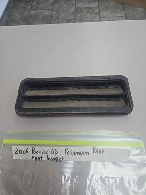 Parachoques trasero Pontiac G6 2006 pasajero ventilación Foto 1 de 3