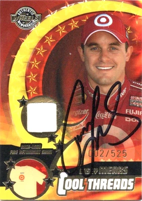 2004 -  Wheels Threads NASCAR 002/525 Signed Trading Card - Casey Mears - Image 1 of 2