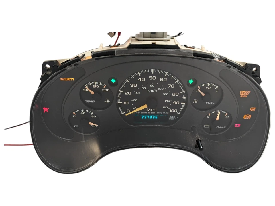 00-05 Chevy S-10 Blazer GMC Jimmy Velocímetro Cuadro de instrumentos Medidores 16267265 Foto 1 de 4