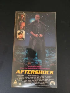 Aftershock (1990) VHS apocalyptic sci-fi/action Frank Harris John Saxon Untested - Bild 1 von 8