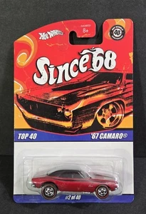 2007 Hot Wheels Since 68 Top 40 ‘67 Camaro Red/Black Redline - Picture 1 of 5