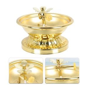 Ghee Lamp Alloy Butter Stand Vintage Socket Decorative Holder Oil - Bild 1 von 12