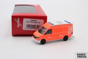 Herpa MAN TGE scatola HD "Feuerwehr Düsseldorf" n. 098298 1:87/HN3636 - Foto 1 di 1