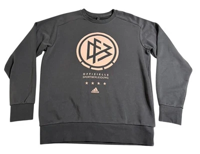 Adidas SSP Alemania Alemania Federación de Fútbol Gris Rosa Sudadera Adulto Grande Foto 1 de 4