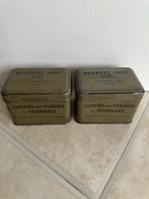 Peugeot Japy Audincourt Boite en Tôle X2 - Photo 1/4