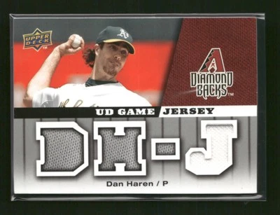 Camiseta deportiva de juego 2009 Upper Deck #GJ-DH Dan Haren UD Foto 1 de 2