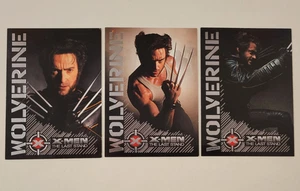 2006 X-MEN 3 The Last Stand WOLVERINE 3 CHASE CARDS W1 W3 W7 Rittenhouse MARVEL - Bild 1 von 3