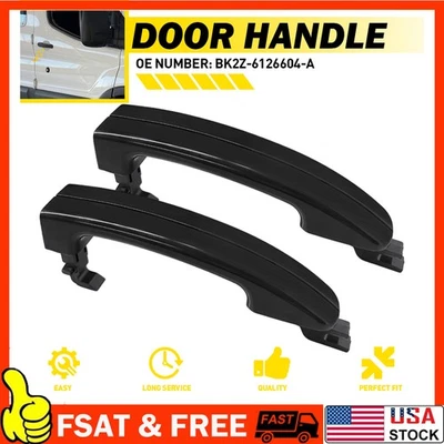 外部滑动门把手 LH 右握适用于 2015 - 2020 年福特 Transit-150 250 350HD — 第 1/4 张图片