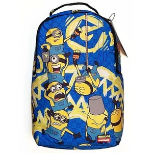 SPRAYGROUND x MINION BANANA MAYHEM BACKPACK 2025 Fall NEW Laptop Tablet - Picture 1 of 24