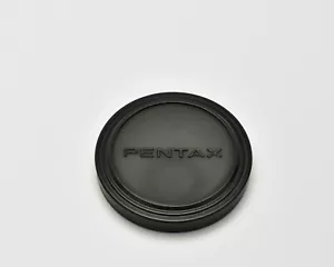 Genuine Pentax 51mm Push On Front Lens Cap 49mm Front Silver Black SMC (2722) - Picture 1 of 2
