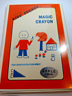 Rare Apple II Computer Software Demonstration Only Magic Crayon Kid's Corner