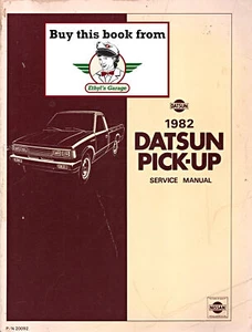 1982 Nissan/Datsun Pickup Truck Shop Service Repair Maintenance Manual - Foto 1 di 2