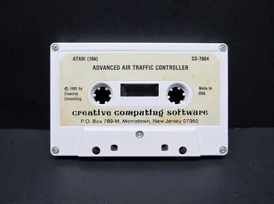 Advanced Air Traffic Controller, CS-7004, Atari 400/800, Cassette, (C.C.S 1981) - Image 1 of 3