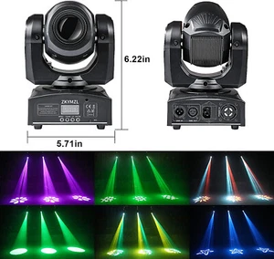 Sound Activated Moving Head Light 30W DJ Lighting Stage Lights 15 Colors I 1 PC - Picture 1 of 6
