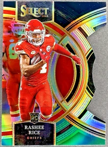 Rashee Rice (RC) 2023 Panini Select - Negro y Verde Prizm Troquelado #132 - Imagen 1 de 2