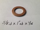 Oilite Thrust Washer 5/8 id x 1 od x 1/16 bushing brass spacer bearing bronze 19