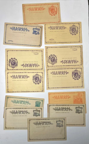 HAWAII Scott# Mint Postal Card Group (SEE Description) SCV $1127.50 (54112) Cover