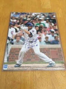 GEOVANY SOTO CHICAGO CUBS “NL ROY 2008” CATCHER SIGNED 8X10 PHOTO DAVE&ADAMS COA - Picture 1 of 3